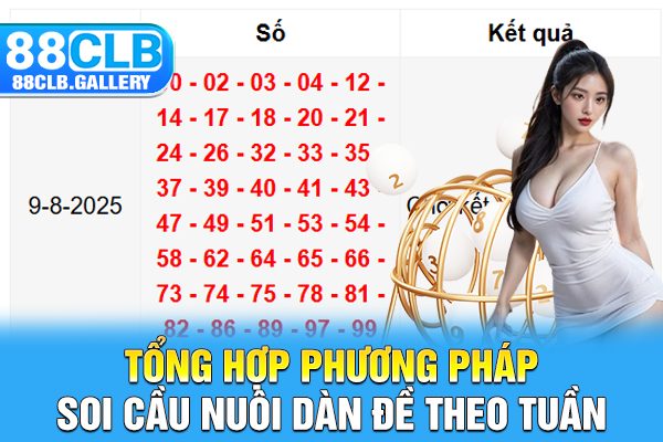 Tổng hợp phương pháp soi cầu nuôi dàn đề theo tuần